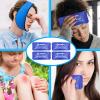 Face Ice Pack Wrap for TMJ, Wisdom Teeth, WORLD-BIO Jaw Wrap with 4 Reusable Hot Cold Therapy Gel Packs for Head, Chin, Oral and Facial Surgery, Pain Relief for Swelling, Injuries, Dental Implants view 2