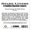 Bucket Liner - Disposable Pail Liner - 5 Gallon Bucket - Brine Bag (125) view 3