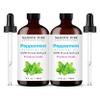 Majestic Pure Essential Oil with Glass Dropper - 100% Pure and Natural - Essential Oils for Diffuser, Aromatherapy, Soap and Candle Making, Peppermint Essential Oil, Peppermint Oil, 4 Fl Oz Pack of 2 view 1