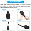 Clean and Healthy Anal Douche for Women,Shower Enema Bulb Cleaner Wash Flusher System for Women and Man 10 oz(Black) view 2