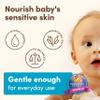 Aveeno Baby Daily Moisture Body Wash & Shampoo with Oat Extract, Hypoallergenic, Tear-Free, No Added Parabens, pH-Balanced Formula for Sensitive Hair & Skin, Baby Essentials, 33 fl oz view 2