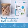 The Humble Co Dental Floss Picks for Teeth, 200 Count (Mint) - Double Thread Tooth Picks Flossers for Adults Gum Health - Toothpick Floss for Interdental Oral Care & Hygiene view 2