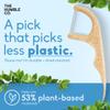 The Humble Co Dental Floss Picks for Teeth, 200 Count (Mint) - Double Thread Tooth Picks Flossers for Adults Gum Health - Toothpick Floss for Interdental Oral Care & Hygiene view 4