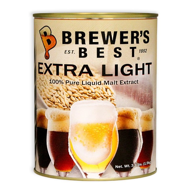 Brewer's Best Liquid Malt Extract - Extra Light- 3.3 lbs.