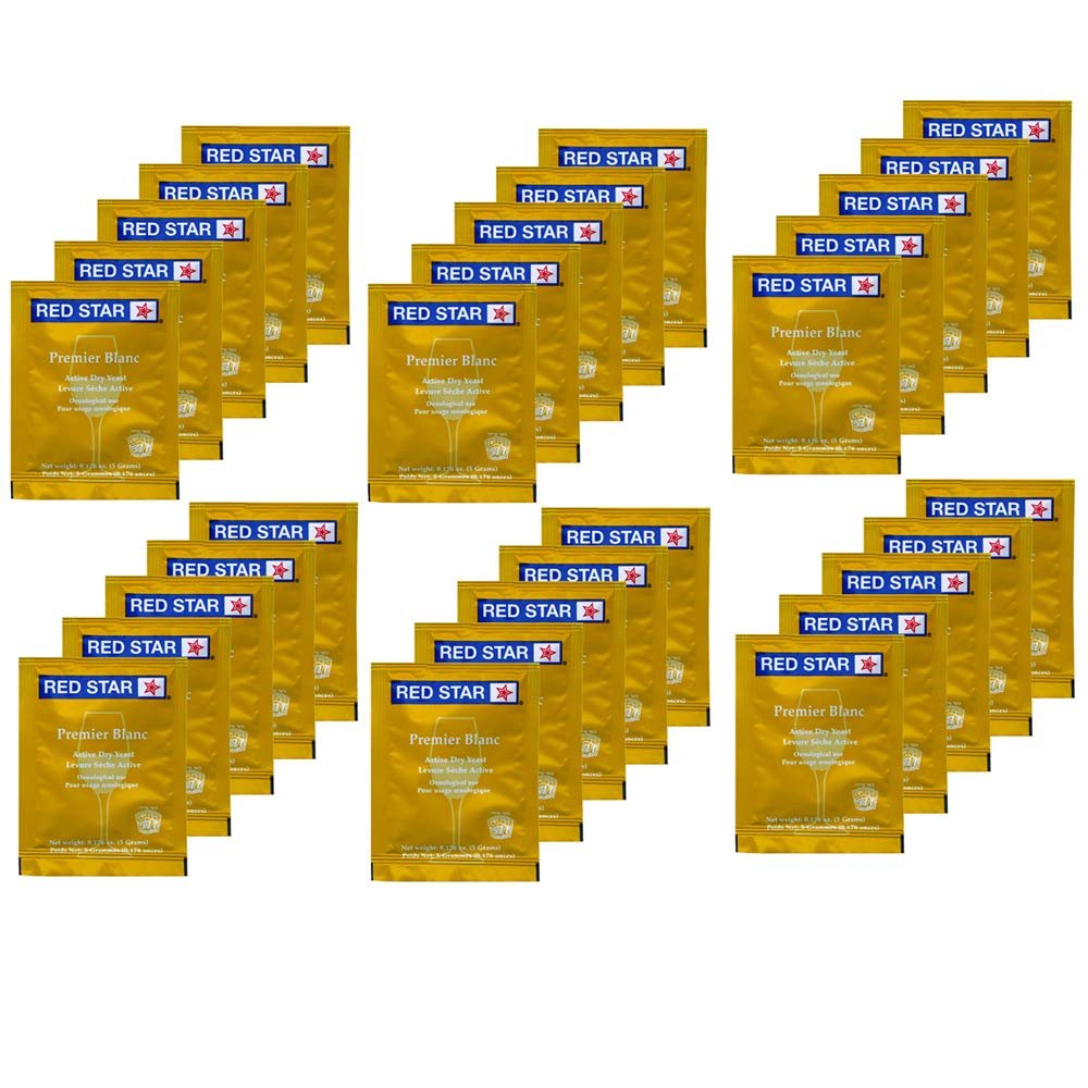 Red Star Premier Blanc Champagne Yeast 30 Packs