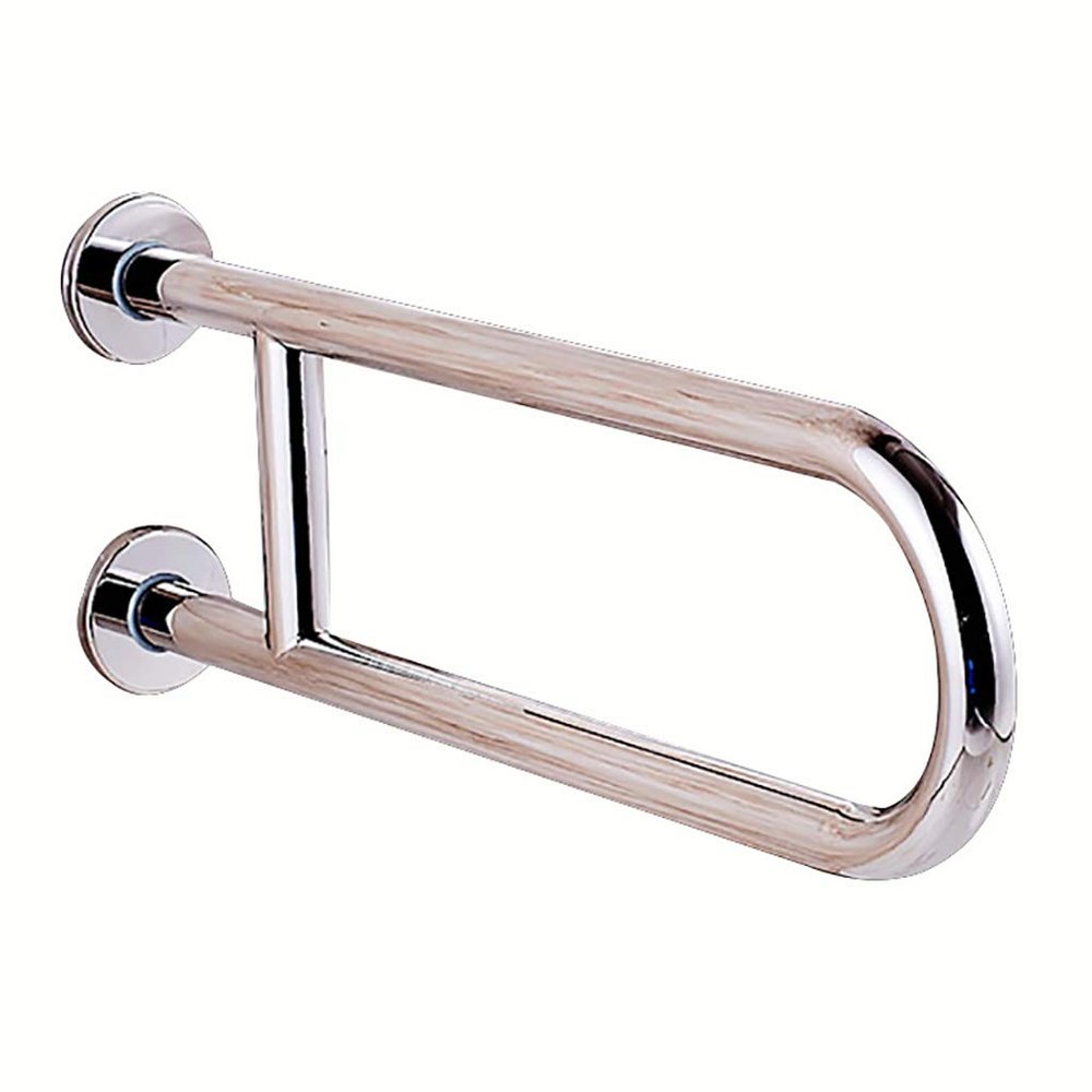 Shop-Safety Grab Rails Stainless Steel Bathroom U-Shaped Grab Bar Handrail/Wall Mounted Straight Towel Holder/Shower Aid & Safety Support Handrail, 600mm Length