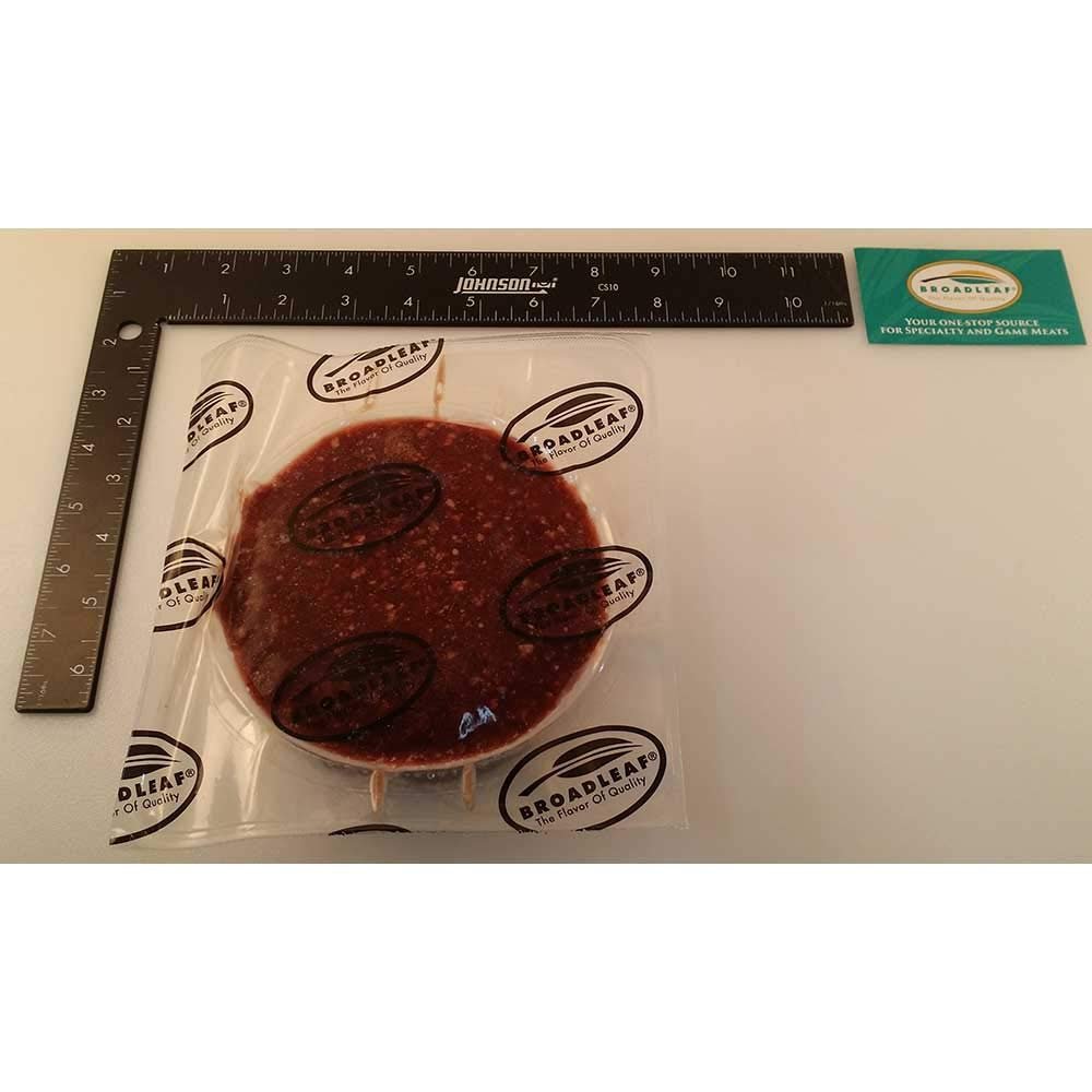Broadleaf ELK Patty, 8 Ounce -- 10 per case.