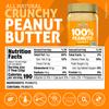 Crazy Richard's 100% All-Natural Crunchy Vegan Peanut Butter with No Added Sugar and Non-GMO (16 Ounce, Pack of 6) view 2