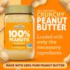 Crazy Richard's 100% All-Natural Crunchy Vegan Peanut Butter with No Added Sugar and Non-GMO (16 Ounce, Pack of 6) view 3