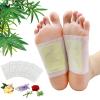 100 Pads Deep Cleansing Foot Paches for Stress Relief, Better Sleep| Natural Bamboo Vinegar Ginger Powder Foot Pads Suitable for Travel or Home Use view 1