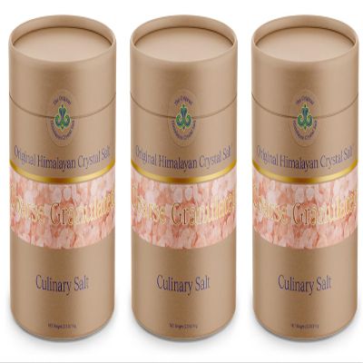 Original Himalayan Crystal Salt - Coarse Granulated - Culinary Salt for Healthy Cooking - Mineral Rich Salt with Great Flavor (3 Pack)