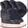 Deltaplus Men's Ni175 - Nitrile Glove Cloth Cuff Blue view 2