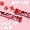 CLIF BLOKS - Energy Chews - Strawberry- Non-GMO - Plant Based Food - Fast Fuel for Cycling and Running-Workout Snack (2.1 Ounce Packet, 3 Count) view 3