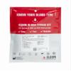 Eldoncard Blood Typing Kit, 1 Test Pack, Know Your Blood Type, Accurate Instant Home Testing, Determine A, O, B, RHS-D Negative & Positive Groups view 3