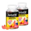 Airborne 750mg Vitamin C Immune Support Supplement Gummies for Adults, Assorted Fruit Flavor, Gluten Free Crafted Blend with Powerful Antioxidants Vitamins A C & E, 42 Gummies (2 Pack) view 1