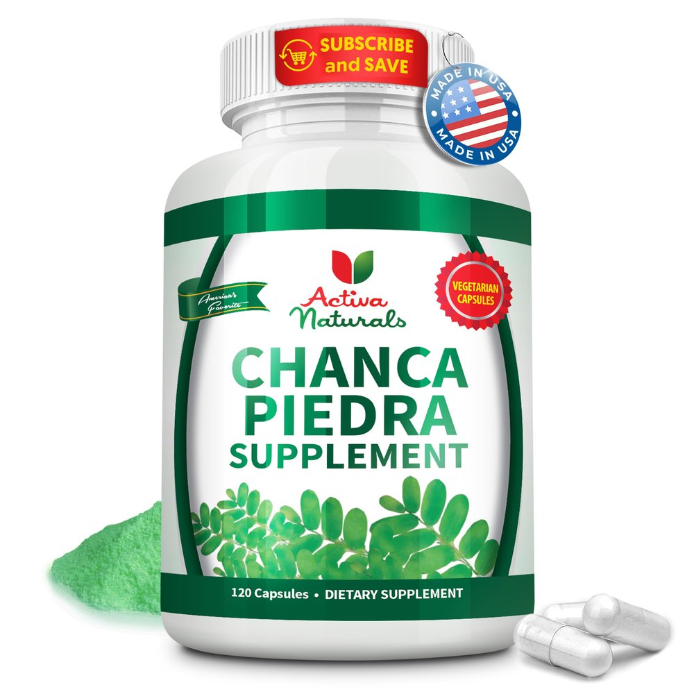 Activa Naturals Phyllanthus Niruri Extract 500mg, 120 Veg Capsules Kidney & Gallbladder Cleanse, Revitalize Urinary Tract, Flush Impurities, Chanca Piedra para Los Riones