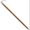 Design Toscano Empress Collection Hook Line and Sinker Fish Chrome Solid Hardwood Walking Stick view 1