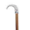 Design Toscano Empress Collection Hook Line and Sinker Fish Chrome Solid Hardwood Walking Stick view 3