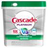 Cascade Platinum ActionPacs Dishwasher Detergent Fresh Scent, 64 Count, 2.99 Pounds