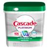 Cascade Platinum ActionPacs Dishwasher Detergent Fresh Scent, 64 Count, 2.99 Pounds view 2
