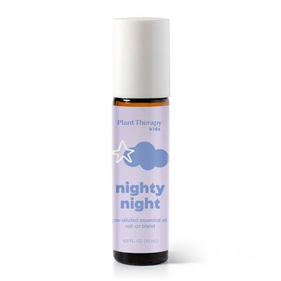 Plant Therapy Kids Nighty Night Essential Oil Blend for Sleep 10 mL (1/3 oz) Pre-Diluted Roll-On 100% Pure, Natural Aromatherapy, Therapeutic Grade