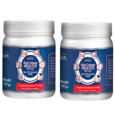 2 BIO-HYDROLIZED COLLAGEN 10,000 mg in (2) teaspoons daily.