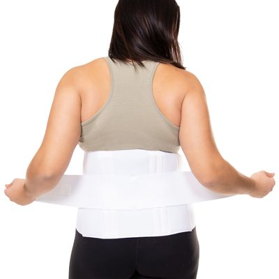 BraceAbility Plus Size 3XL Bariatric Back Brace - XXXL Big and Tall Lumbar Support Girdle for Obesity Lower Back Pain in Extra Large, Heavy or Overweight Men and Women (Fits 55"-61")