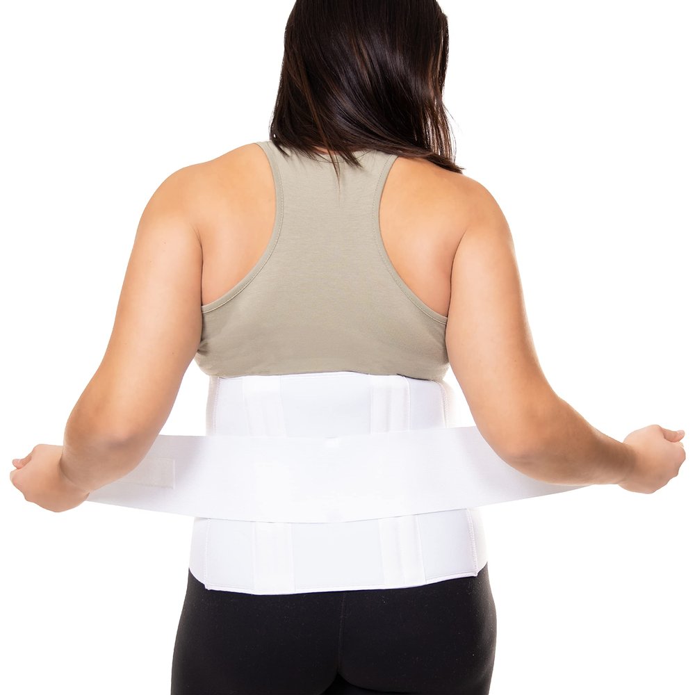 BraceAbility Plus Size 4XL Bariatric Back Brace - XXXXL Big and Tall Lumbar Support Girdle for Obesity Lower Back Pain in Extra Large, Heavy or Overweight Men and Women (Fits 61"-67")