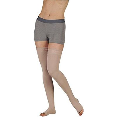 15-20 mmHg, Soft, Thigh, OT, Short, Silicone, Pink
