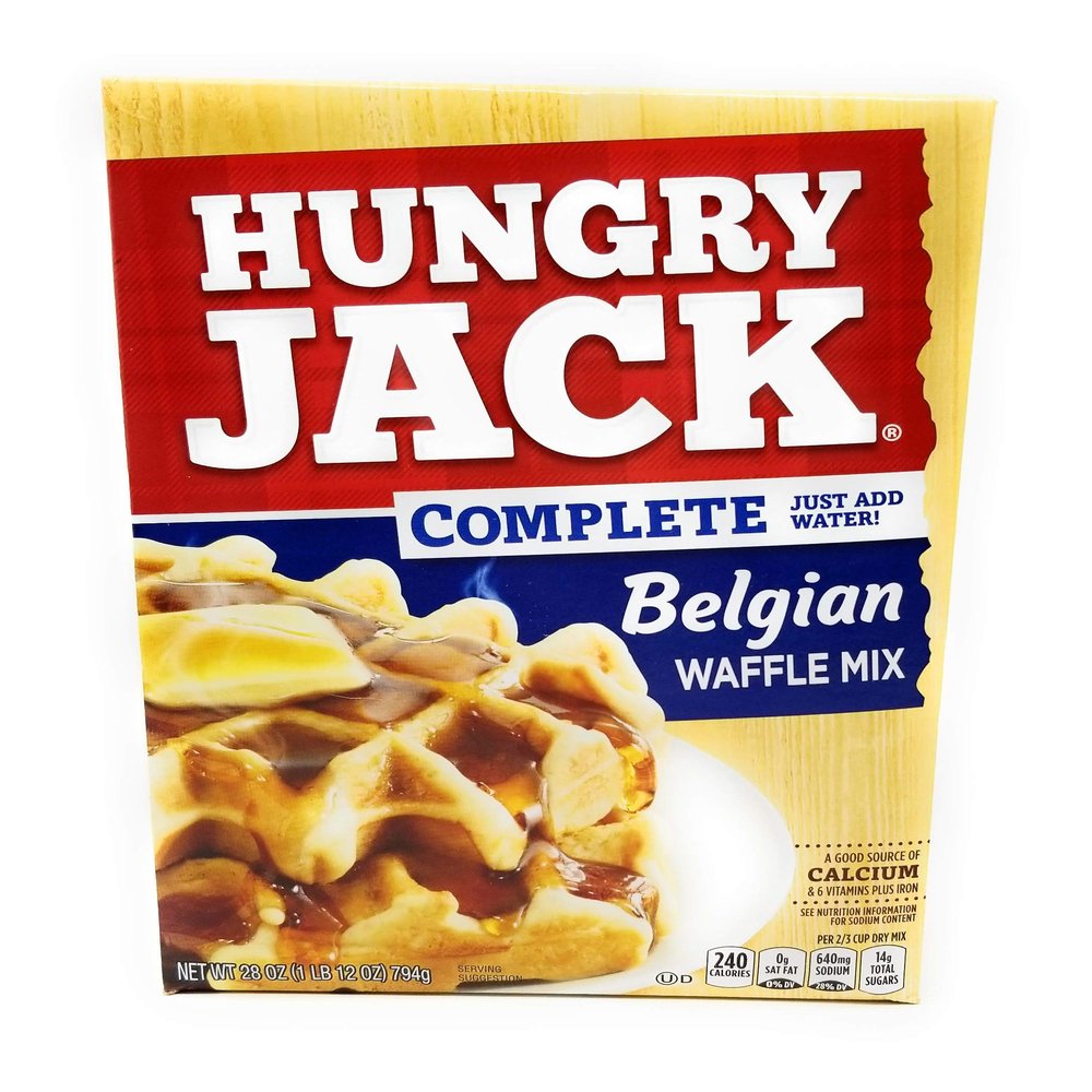 Hungry Jack Complete Belgian Waffle Mix (Pack of 2)