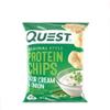 Quest Nutrition Sour Cream & Onion Protein Chips, Low Carb, Gluten Free, Potato Free, Baked, Pack of 8 view 2