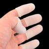 Finger Protector [GEL-Grip Series] - Clear/White - [20 PACK] 16 Long - 4 Short for Thumbs view 2