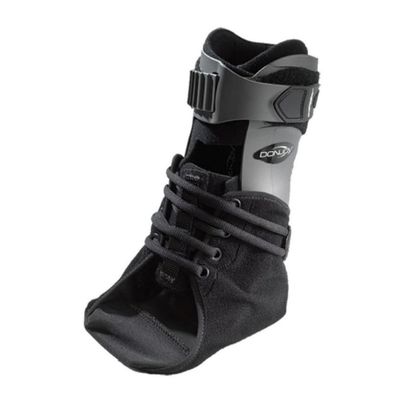 DonJoy Velocity Ankle Brace for Wide Size Right Calf with Low Profile Comfortable Design, Lightweight Construction, and Anatomically-Designed Bilateral Hinges (Large, Extra Support)