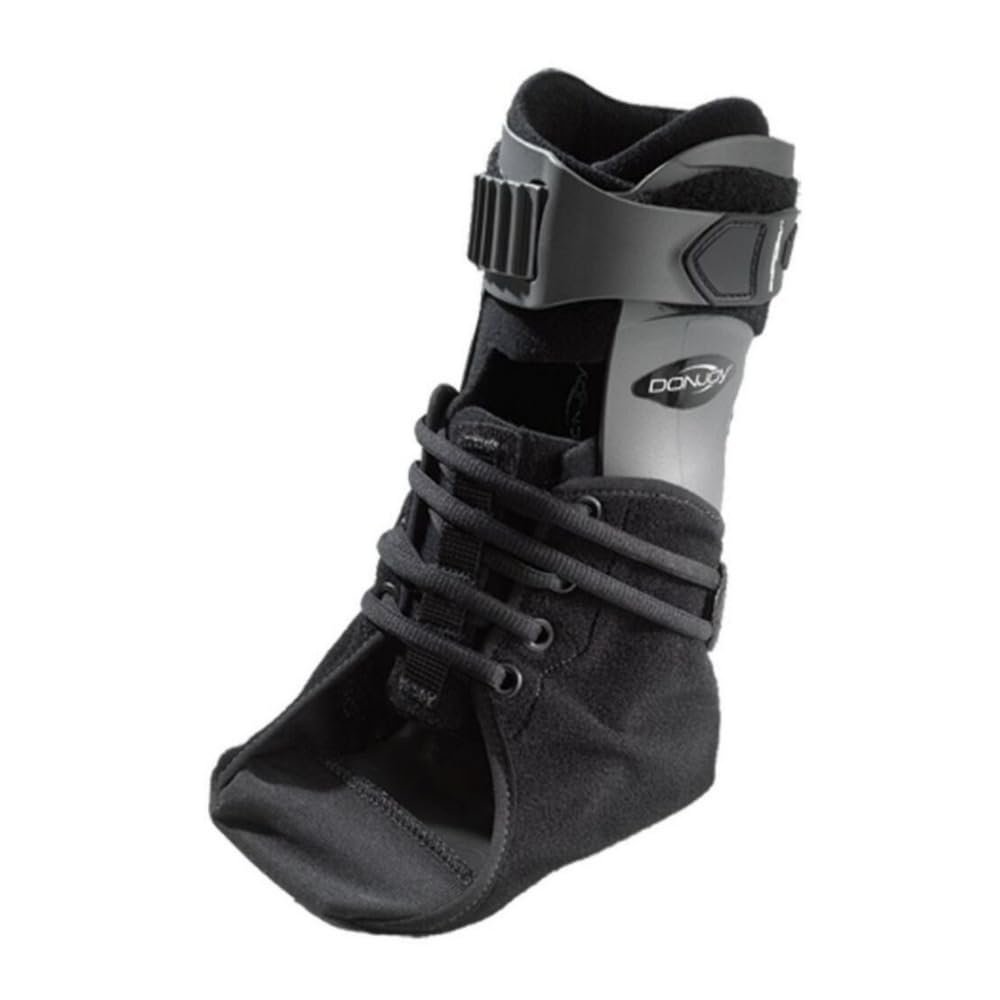 DonJoy Velocity Ankle Brace for Wide Size Right Calf with Low Profile Comfortable Design, Lightweight Construction, and Anatomically-Designed Bilateral Hinges (Large, Extra Support)