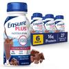 Ensure Plus Milk Chocolate Nutrition Shake | Meal Replacement Shake | Ready To Drink | 16g Protein and 27 Vitamins and Minerals | 8 fl oz - 6 Pack view 1