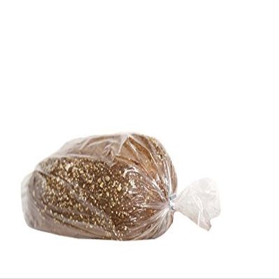 Bread Bags 6x3x15" Gusset Style Poly Bags - Pack of 100 with 100 Free Bread Ties