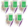 Orthodontic Rubber Bands for Braces - Premium Quality Elastic Teeth Rubber Bands for Braces, Fix Tooth Gaps, Dreadlocks, Includes Free Elastic Placer - Heavy Force 4.5 oz, 1/8 Inch, Neon (500 Pack) view 1