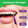 Orthodontic Rubber Bands for Braces - Premium Quality Elastic Teeth Rubber Bands for Braces, Fix Tooth Gaps, Dreadlocks, Includes Free Elastic Placer - Heavy Force 4.5 oz, 1/8 Inch, Neon (500 Pack) view 4