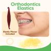 Orthodontic Rubber Bands for Braces - Premium Quality Elastic Teeth Rubber Bands for Braces, Fix Tooth Gaps, Dreadlocks, Includes Free Elastic Placer- Light Force 2.5 oz, 3/16 Inch, Natural (100 Pack) view 2