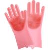 Mozentea Dishwashing Gloves Silicone Cleaning Reusable Scrub Gloves for Wash Dish,Kitchen, Bathroom view 1