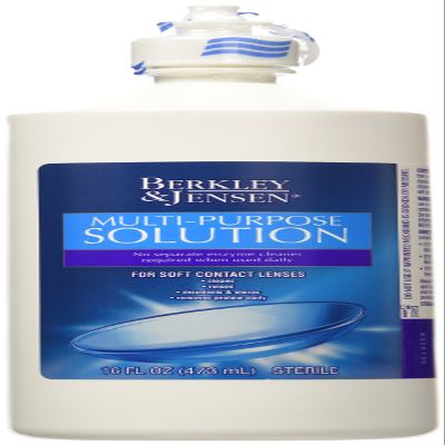 Berkley & Jensen 3-16 Fl Oz Multi Purpose Solution, 48 Fl Oz