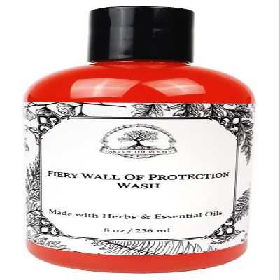 Fiery Wall of Protection Wash 8 oz Hoodoo Voodoo Wicca Pagan