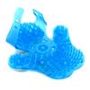 SAMYO Palm Shaped Massage Glove Body Massager with 9 360-degree-roller Metal Roller Ball Beauty Body Care (Blue) view 3