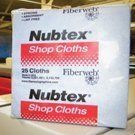 Nubtex 313 Wipes 13" x 13" Shop Cloths (Bag of 25 cloths)