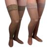 GABRIALLA Sheer Graduated Compression Thigh High Stockings 2 Pack (23-30 mmHg) H-80: Medium Beige/Nude view 1