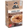 Quaker Steel Cut Quick 3-minute Oatmeal, Quick Steel Cut, Brown Sugar and Cinnamon, 13.5 oz, - 8 Count (Pack of 6) total- 48 count view 1