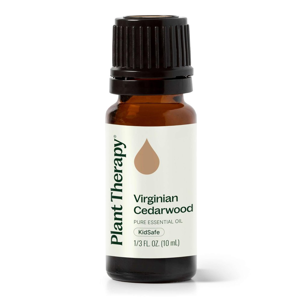 Plant Therapy Cedarwood Virginian Essential Oil 10 mL (1/3 Oz) 100% Pure, Undiluted, for Aromatherapy, Clear Skin and Respiratory Support