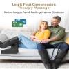 FIT KING Leg Massager for Circulation and Pain Relief, Air Compression Leg and Foot Massager to Relieve Pain Swelling Edema with 2 Size Extensions- Great Gift for Wife Mom and Friend view 2
