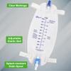 Easy-Tap Leg Bag Urinary Drainage Bag, 1000ml, Anti-Reflux Valve, Cloth Straps, Easy Flip Drain (Pack of 3) view 3