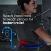 LiBa Back and Neck Massager - Trigger Point Massage Tools for Pain Relief and Manual Massage Hook Therapy Handheld Back Neck Shoulder Massager Blue - Gift for Women & Men view 3